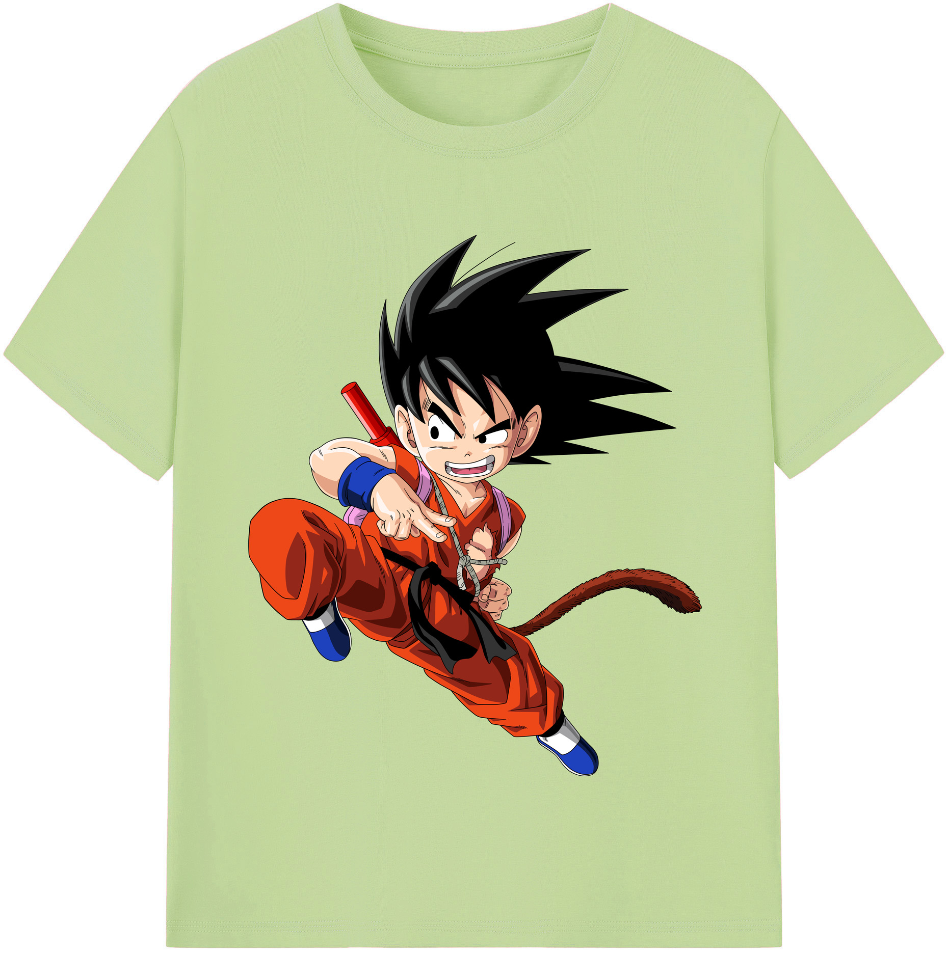 （画像用） ドラゴンボール 孫悟空（そん ごくう）Son Goku カカロット DRAGON BALL Kakarotto 綿100％半袖Tシャツ（フロントプリント）